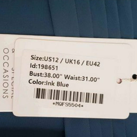 Formal V-neck floor length sheath dress - Picture 2 of 5